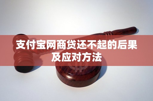 支付宝网商贷还不起的后果及应对方法 企业信用评估视角